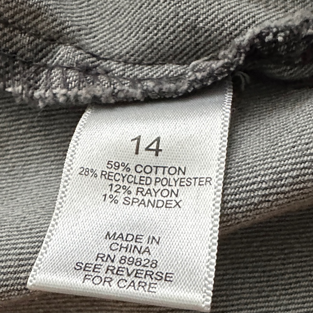 LOGO by Lori Goldstein Charcoal Jean Jacket - Picture 5 of 5